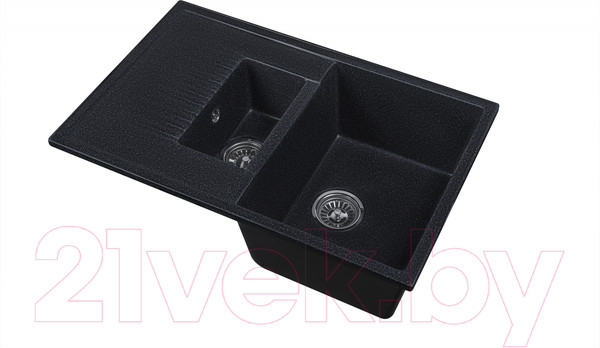 Изображение товара Мойка кухонная БелЭворс Forma R (черный)