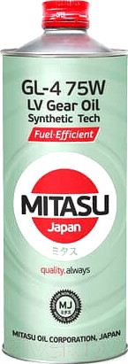 Изображение товара Трансмиссионное масло Mitasu Ultra LV Gear Oil 75W / MJ-420-1 (1л)