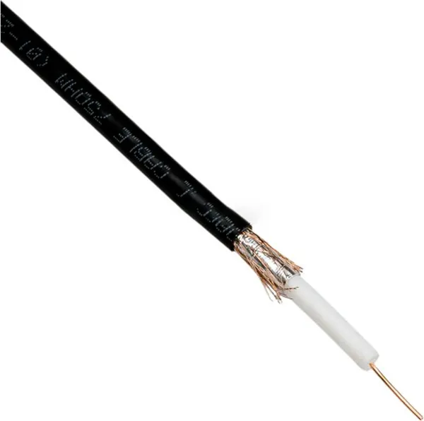 Изображение товара Кабель Rexant RG-6U (15м, черный)