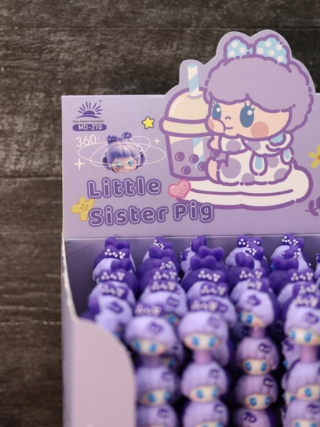 Изображение товара Набор гелевых ручек ILikeGift Сестренка Свинка / K-91P-MD270