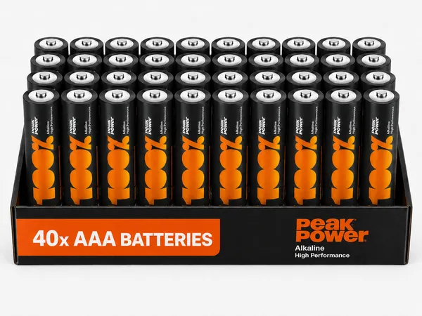 Изображение товара Комплект батареек Peakpower LR03/PP24A-2S2 (40шт)