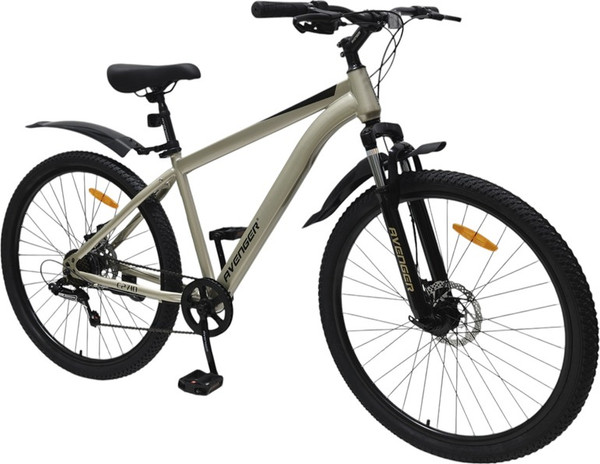 Изображение товара Велосипед Avenger 27.5 / C271D-BR/BK(25) (17, бежевый металик/черный, разобранный, в коробке)