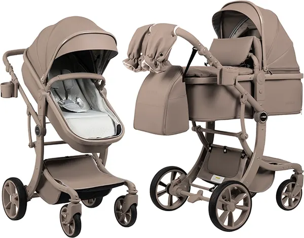 Изображение товара Детская универсальная коляска Aimile Adventurer PU / ADVPU-19 (ореховый)