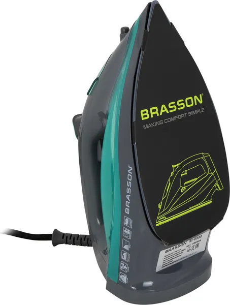 Изображение товара Утюг Brasson SI-2550 (графит/бирюзовый)