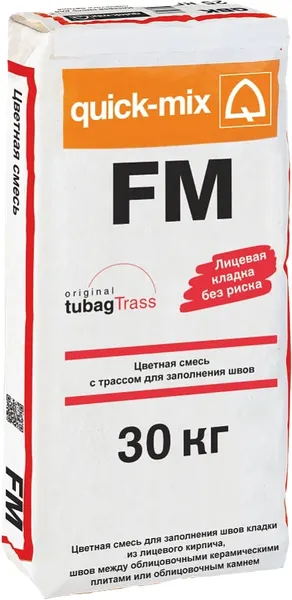 Изображение товара Фуга цементная Quick-mix FM.D (30кг, графитово-серый)