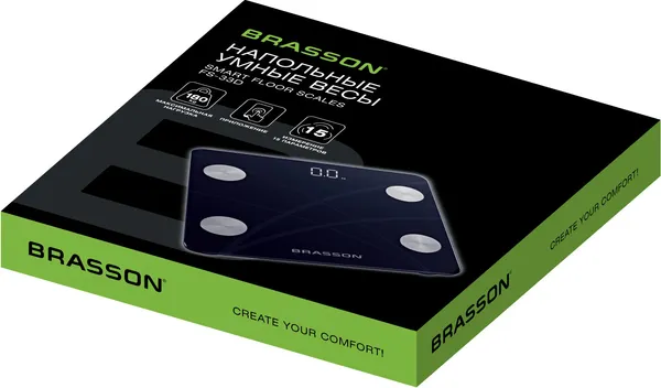 Изображение товара Напольные весы электронные Brasson FS-33D / 458447 (черный)