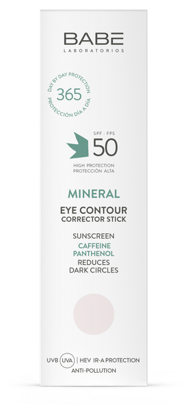 Изображение товара Стик солнцезащитный Laboratorios Babe Mineral Eye Contour Corrector Stick Sunscreen SPF50 (4г)