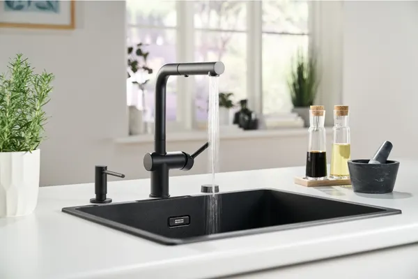 Изображение товара Смеситель Franke Active 115.0653.382 (матовый черный)