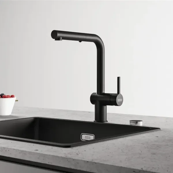 Изображение товара Смеситель Franke Active 115.0653.384 (оникс гранит)