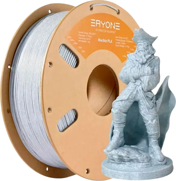 Изображение товара Пластик для 3D-печати Eryone Marble PLA / B0105001 (1.75мм, 1кг, мраморный)