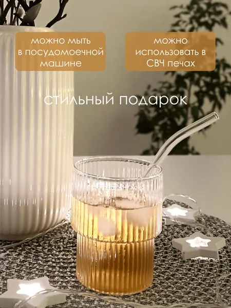 Изображение товара Стакан SWENSA Ribbed SWKN-RB-TRP