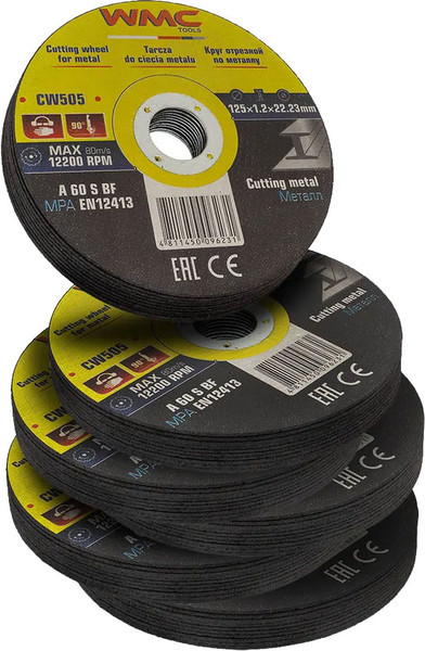 Изображение товара Набор отрезных дисков WMC Tools CW505 (63978), (60шт)