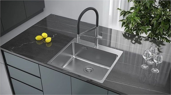 Изображение товара Мойка кухонная KUCHENSTERN Herd 60 / 558SS50 (нержавеющая сталь)