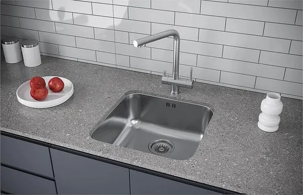 Изображение товара Мойка кухонная KUCHENSTERN Rund 45 / 650SS60 (нержавеющая сталь)