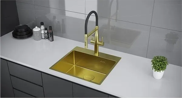 Изображение товара Мойка кухонная KUCHENSTERN Werk 60 / 507SS50 (нержавеющая сталь)