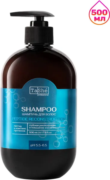 Шампунь для волос Tashe Professional Peptide Reconstruction (500мл)