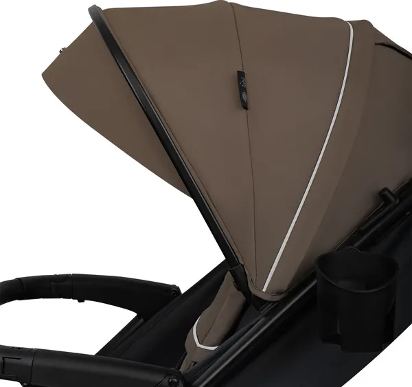 Изображение товара Детская прогулочная коляска INDIGO Epica Xl Air с сумкой (темно-бежевый/серый)