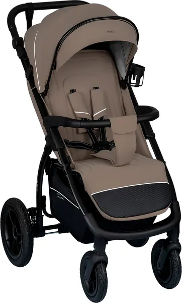 Изображение товара Детская прогулочная коляска INDIGO Epica Xl Air+ с сумкой (бежевый)