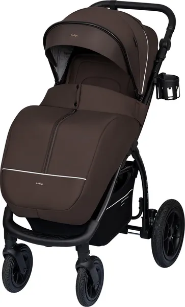 Изображение товара Детская прогулочная коляска INDIGO Epica Xl Air+ с сумкой (коричневый)