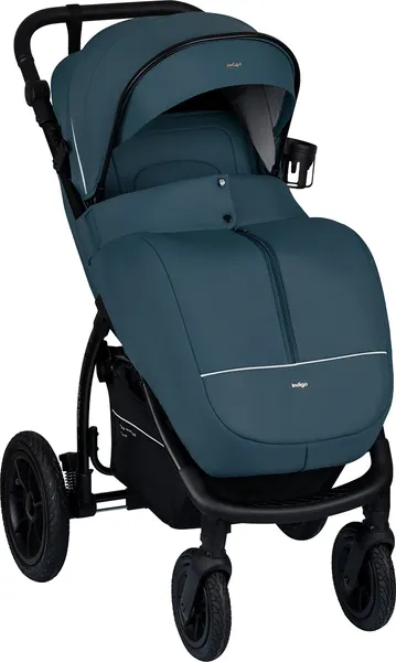 Изображение товара Детская прогулочная коляска INDIGO Epica Xl Air+ с сумкой (синий)