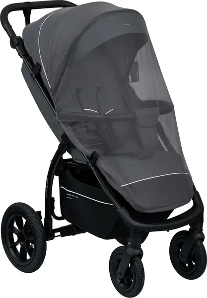 Изображение товара Детская прогулочная коляска INDIGO Epica Xl Air+ с сумкой (темно-серый)