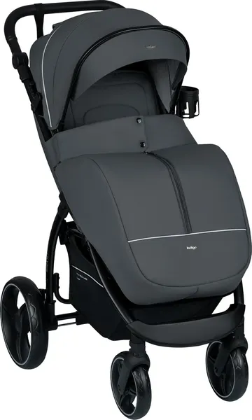 Изображение товара Детская прогулочная коляска INDIGO Epica Xl+ (темно-серый)