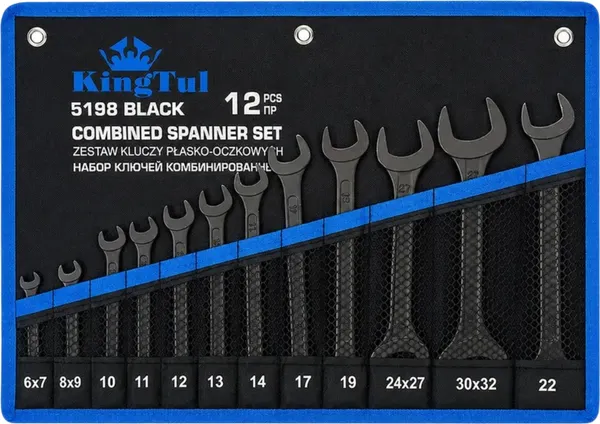 Изображение товара Набор ключей KingTul KT-5198 Black (68298)