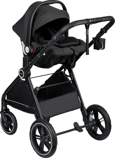 Изображение товара Детская универсальная коляска INDIGO Rex 3в1 (черный)