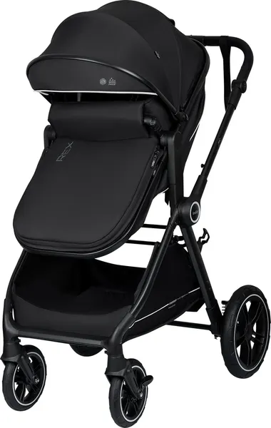 Изображение товара Детская универсальная коляска INDIGO Rex 3в1 (черный)