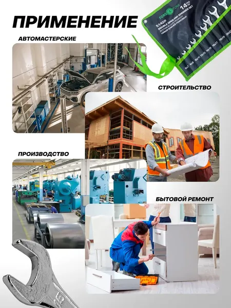 Изображение товара Набор ключей FORSandTUNE 5142P (68186)