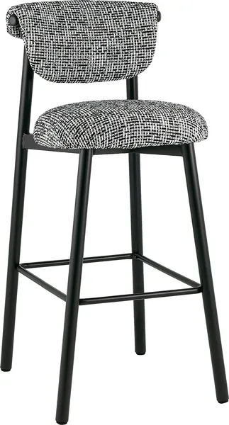 Изображение товара Стул барный Stool Group Брэнан / MT12085-19 BL (черно-белый/черный)