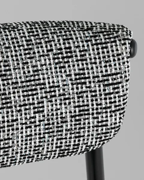 Изображение товара Стул барный Stool Group Брэнан / MT12085-19 BL (черно-белый/черный)
