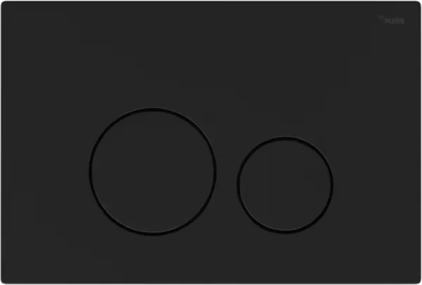 Изображение товара Кнопка для инсталляции РЕХАУ Nova Orb 001 с круглыми клавишами (черный матовый)