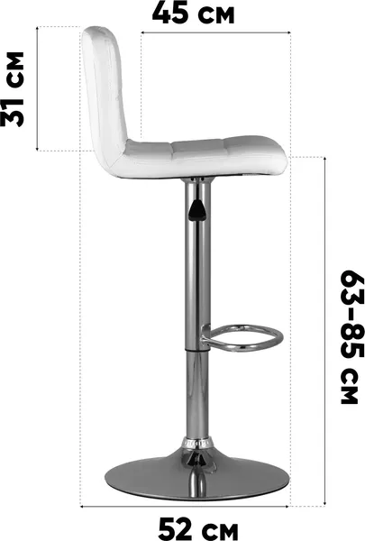 Изображение товара Стул барный Stool Group  Малави Lite NS / D92-1 (бежевый)