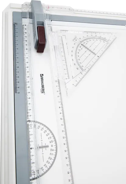 Изображение товара Доска чертежная Brauberg Extra А3 / 210879 (с рейсшиной, треугольником и чертежным узлом)