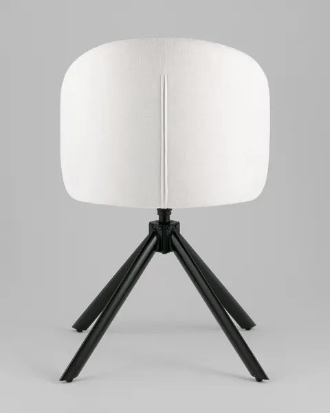 Изображение товара Стул Stool Group Ханнингем с поворотным механизмом / vd-hanningem-pm-pf-silver (велюр жемчужный)