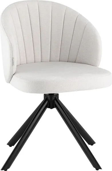 Изображение товара Стул Stool Group Ханнингем с поворотным механизмом / vd-hanningem-pm-pf-silver (велюр жемчужный)