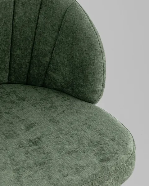 Изображение товара Стул Stool Group Ханнингем с поворотным механизмом / vd-hanningem-pm-pf-green (велюр зеленый)