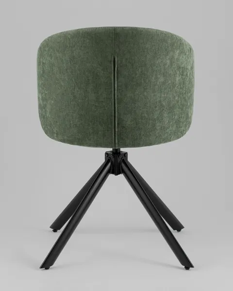 Изображение товара Стул Stool Group Ханнингем с поворотным механизмом / vd-hanningem-pm-pf-green (велюр зеленый)