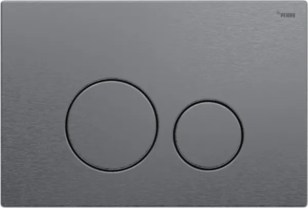 Изображение товара Кнопка для инсталляции РЕХАУ Nova Orb Steel (нержавеющая сталь графитовый матовый)