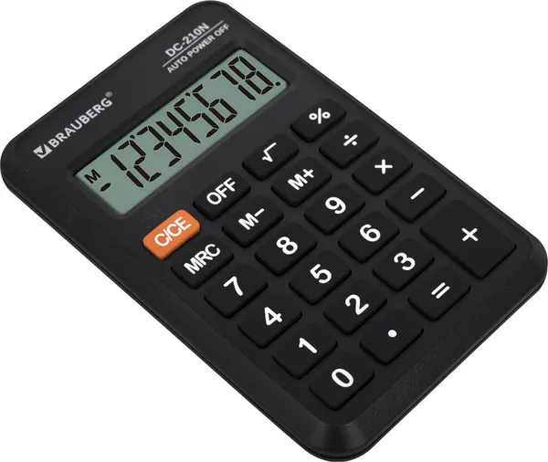 Изображение товара Калькулятор Brauberg DC-210N / 272953