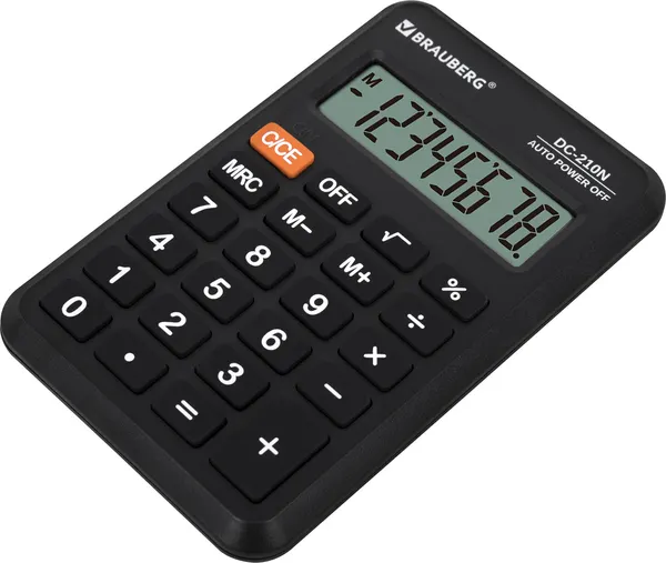 Изображение товара Калькулятор Brauberg DC-210N / 272953