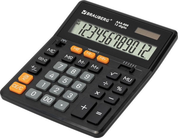 Изображение товара Калькулятор Brauberg AAA-888 / 273981