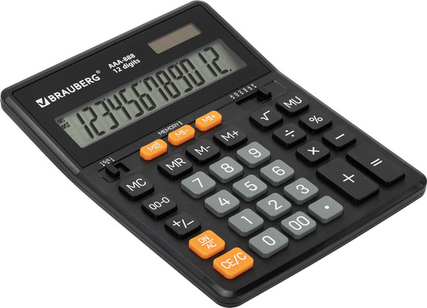 Изображение товара Калькулятор Brauberg AAA-888 / 273981