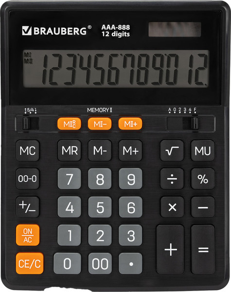 Изображение товара Калькулятор Brauberg AAA-888 / 273981
