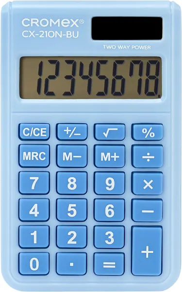 Изображение товара Калькулятор Cromex CX-210N-BU / 273835 (голубой)