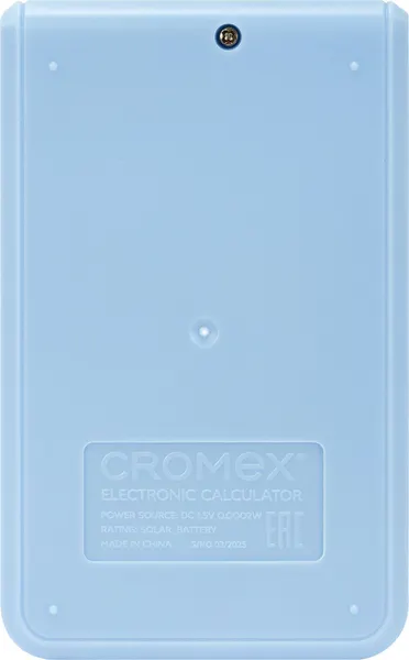 Изображение товара Калькулятор Cromex CX-210N-BU / 273835 (голубой)