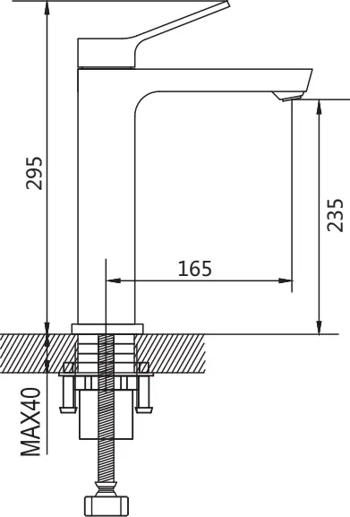 Изображение товара Смеситель Shevanik S4311C (белый)