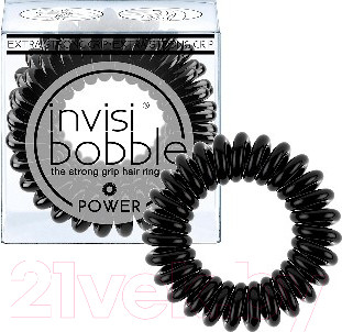 Изображение товара Набор резинок для волос Invisibobble Power True Black