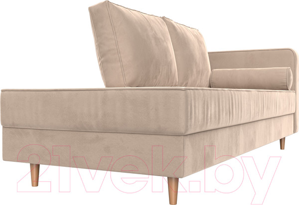 Изображение товара Тахта Лига Диванов Прайм правый / 100873 (велюр бежевый)